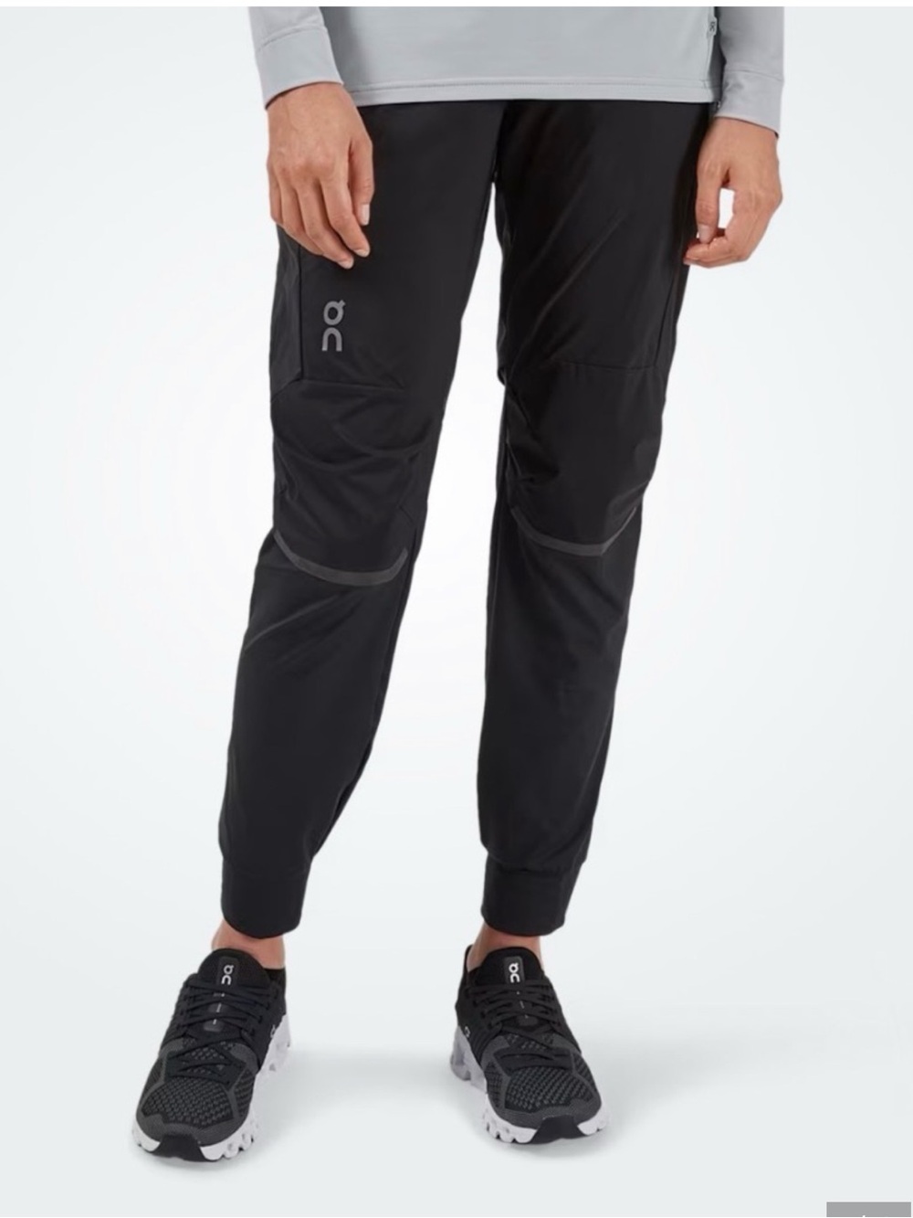 ON Running WOMEN'S Running Pants Black Size LARGE